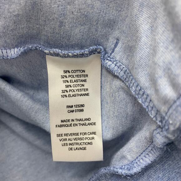 Travis Mathew Mens XL Light Blue 1/4 Zip Long Sleeve Modal Blend Golf Shirt - Picture 7 of 7